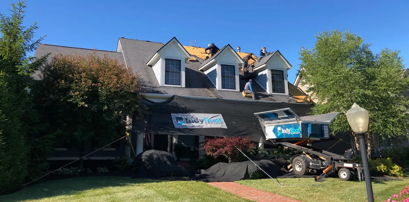 Roof inspection documented on a West Newton home